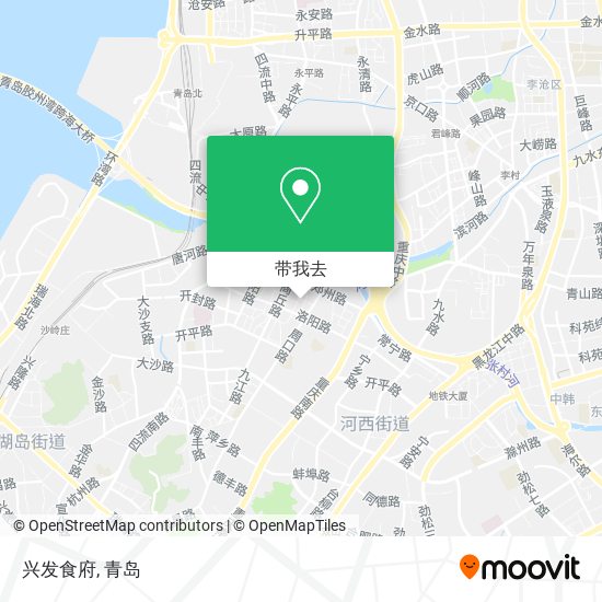兴发食府地图