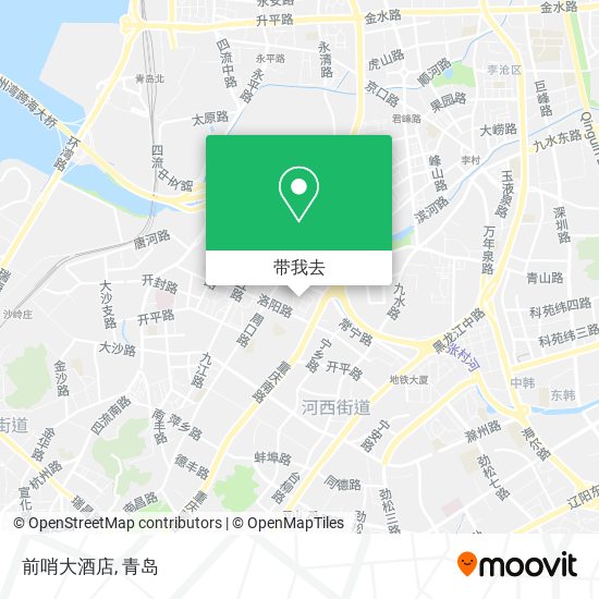 前哨大酒店地图