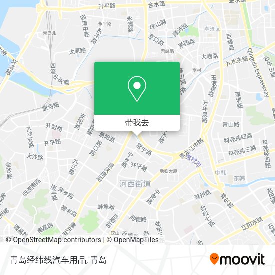 青岛经纬线汽车用品地图