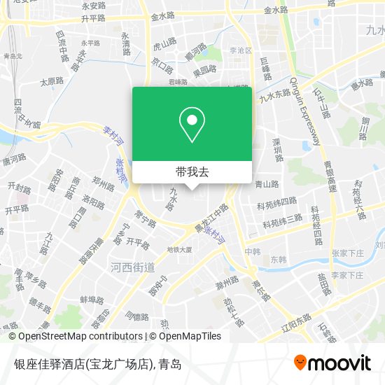 银座佳驿酒店(宝龙广场店)地图