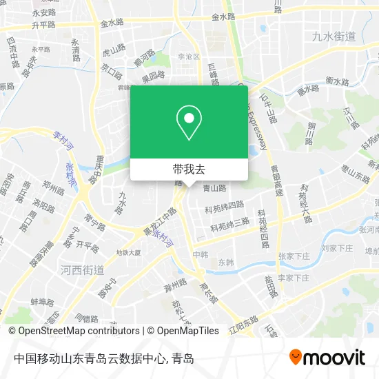 中国移动山东青岛云数据中心地图