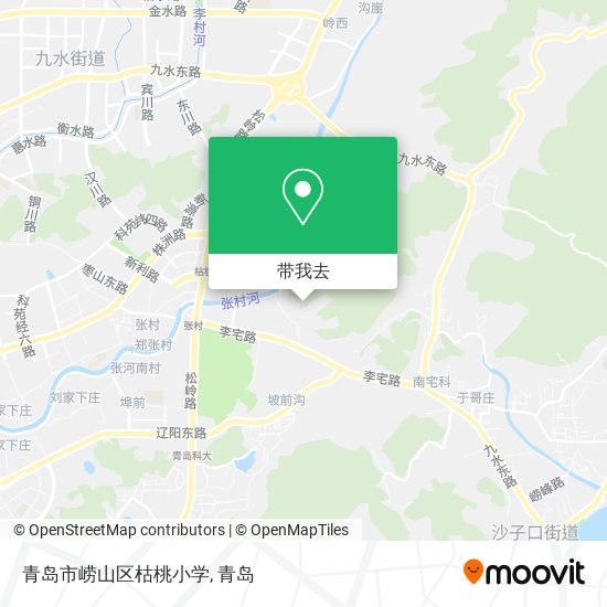 青岛市崂山区枯桃小学地图