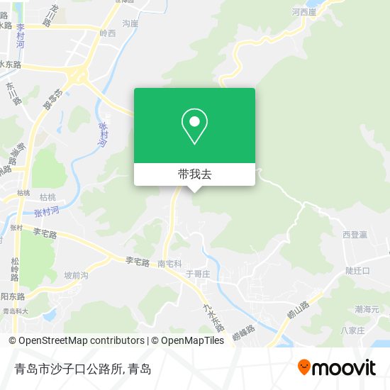 青岛市沙子口公路所地图