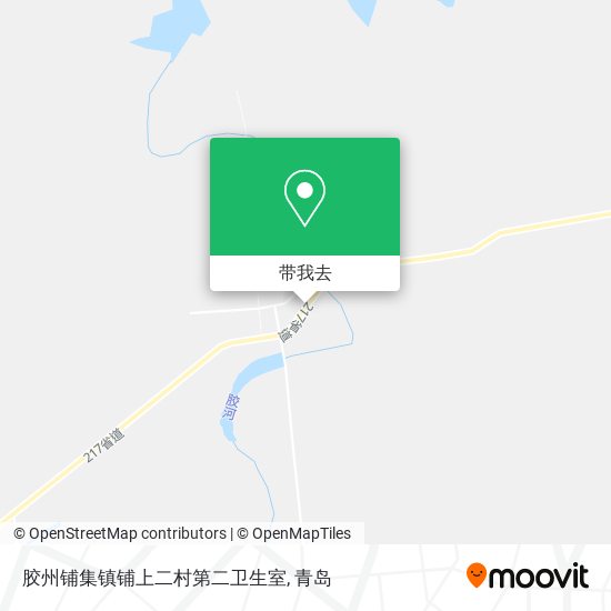 胶州铺集镇铺上二村第二卫生室地图