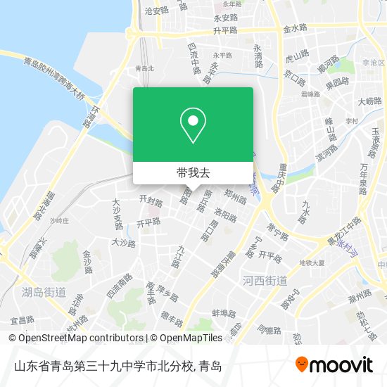 山东省青岛第三十九中学市北分校地图