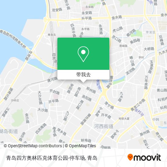 青岛四方奥林匹克体育公园-停车场地图