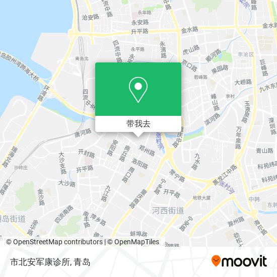 市北安军康诊所地图