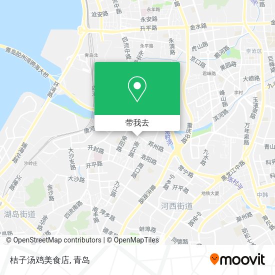 桔子汤鸡美食店地图