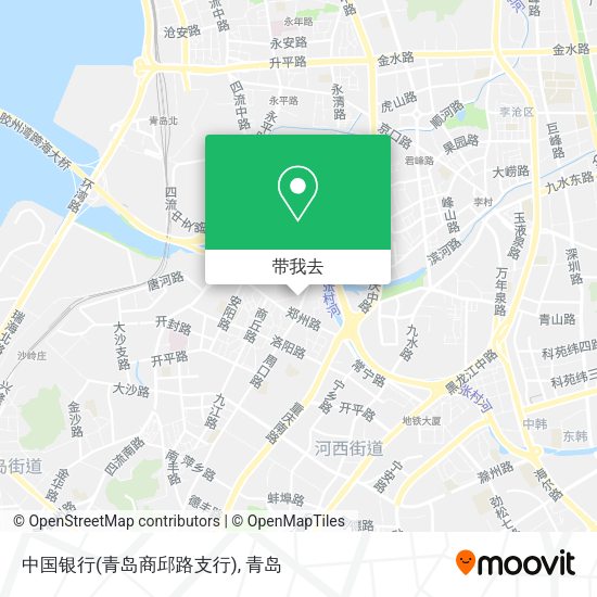 中国银行(青岛商邱路支行)地图