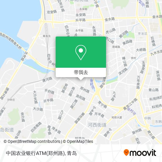 中国农业银行ATM(郑州路)地图