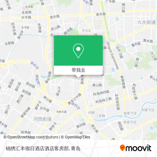 锦绣汇丰假日酒店酒店客房部地图