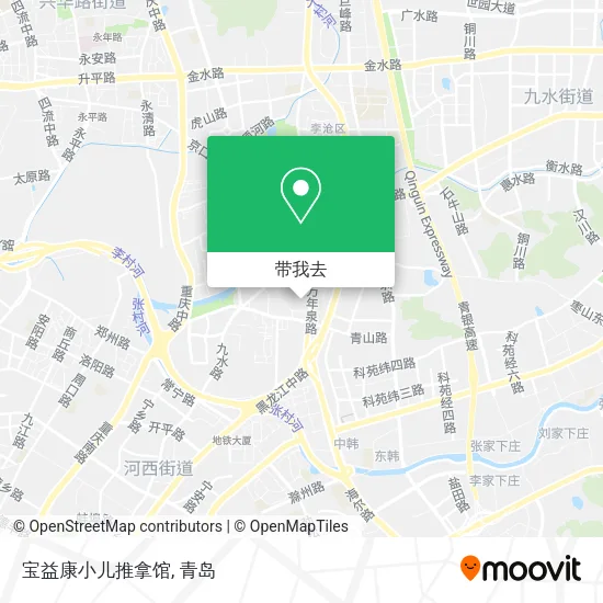 宝益康小儿推拿馆地图
