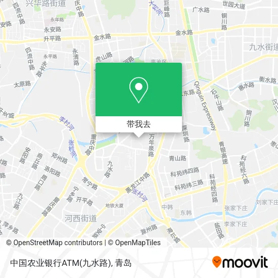 中国农业银行ATM(九水路)地图