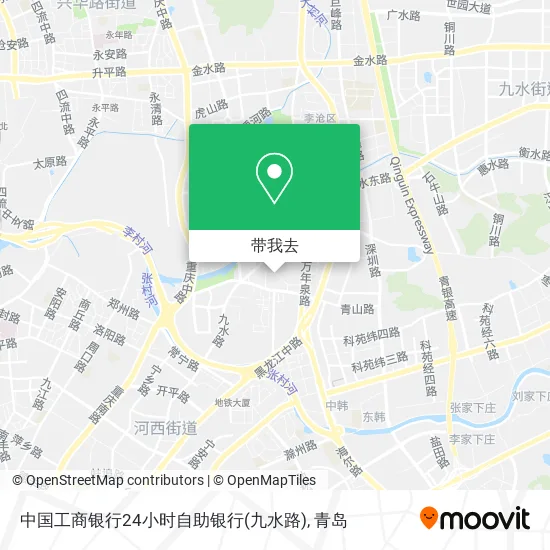 中国工商银行24小时自助银行(九水路)地图