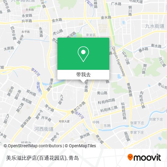 美乐滋比萨店(百通花园店)地图