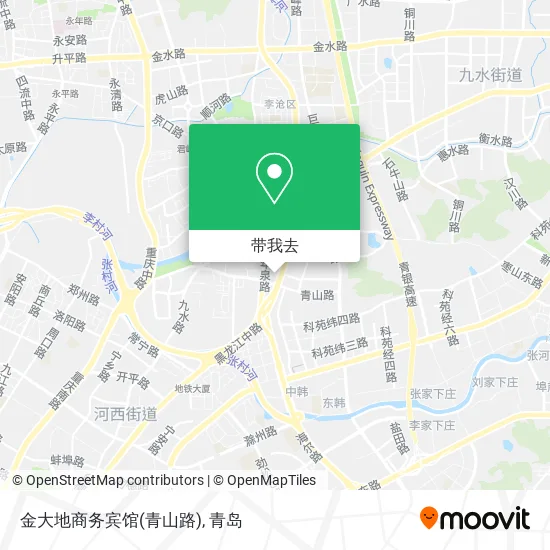 金大地商务宾馆(青山路)地图
