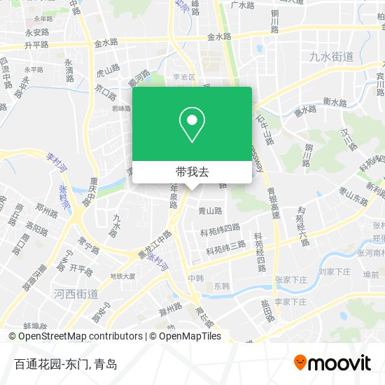 百通花园-东门地图