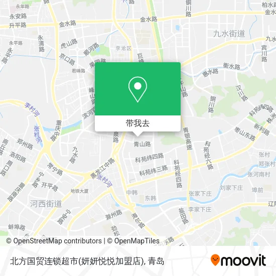 北方国贸连锁超市(妍妍悦悦加盟店)地图
