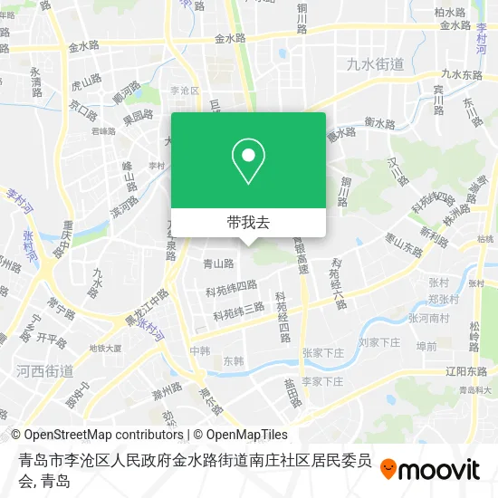青岛市李沧区人民政府金水路街道南庄社区居民委员会地图