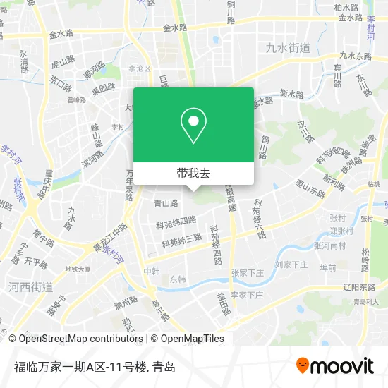 福临万家一期A区-11号楼地图