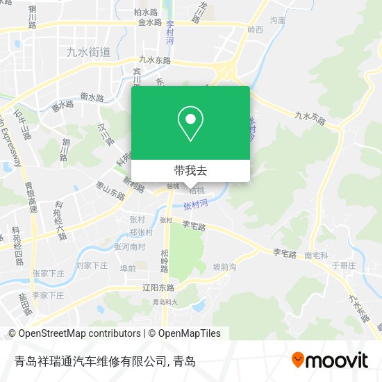 青岛祥瑞通汽车维修有限公司地图