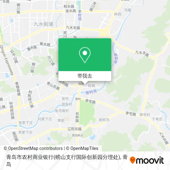 青岛市农村商业银行(崂山支行国际创新园分理处)地图