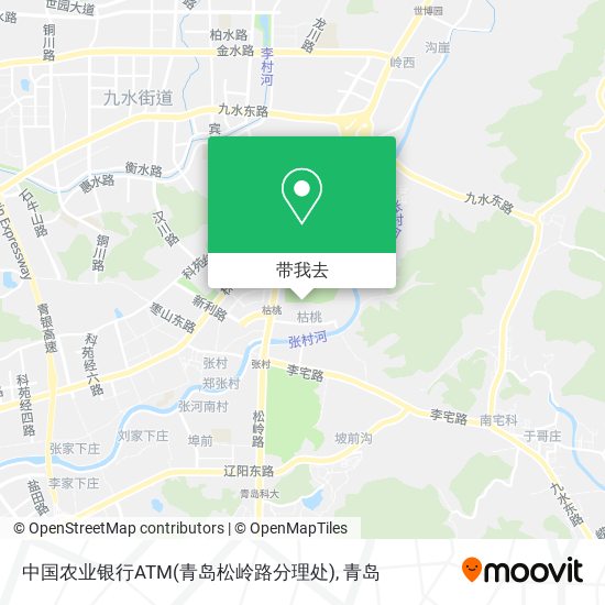 中国农业银行ATM(青岛松岭路分理处)地图