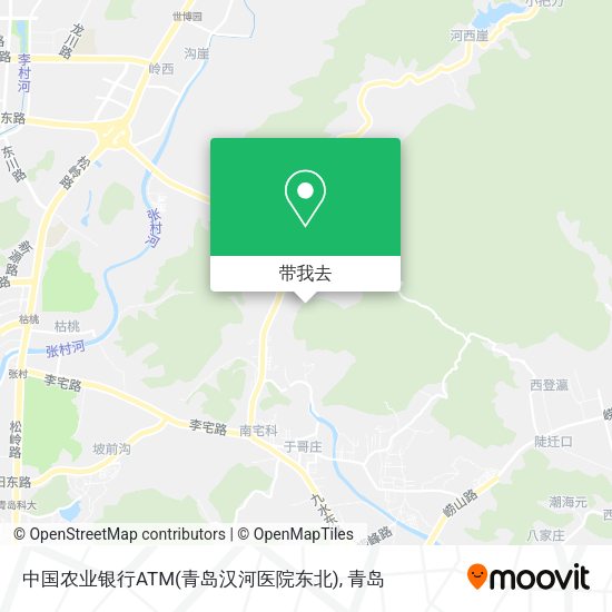 中国农业银行ATM(青岛汉河医院东北)地图