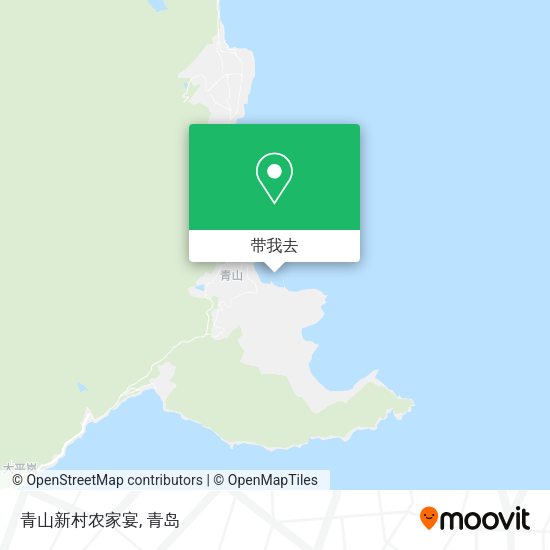 青山新村农家宴地图