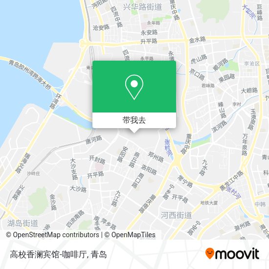 高校香澜宾馆-咖啡厅地图