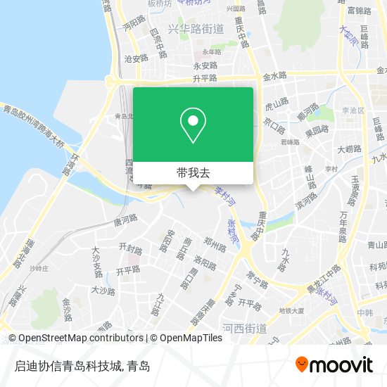 启迪协信青岛科技城地图