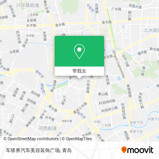 车驿界汽车美容装饰广场地图