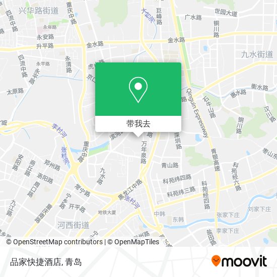 品家快捷酒店地图
