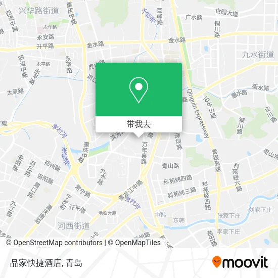 品家快捷酒店地图