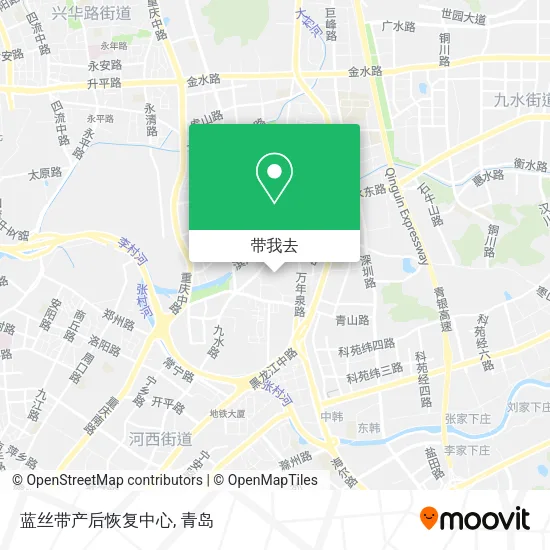 蓝丝带产后恢复中心地图