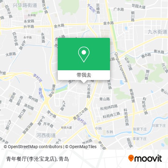 青年餐厅(李沧宝龙店)地图