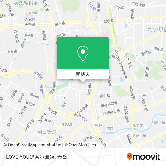 LOVE  YOU奶茶冰激凌地图