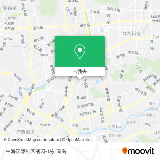 中海国际社区润园-1栋地图