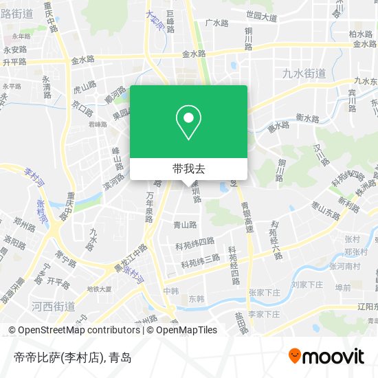 帝帝比萨(李村店)地图