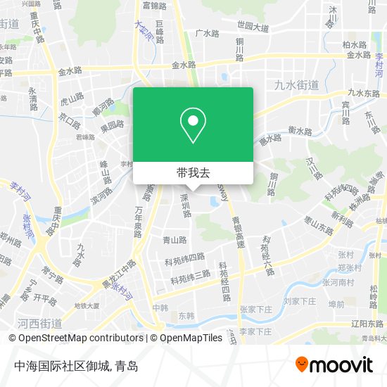 中海国际社区御城地图