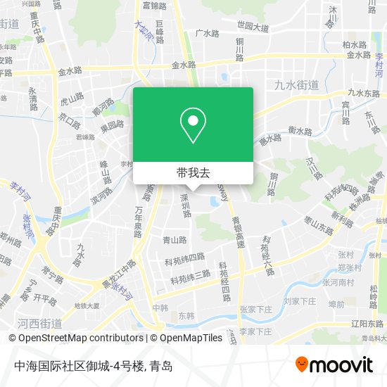 中海国际社区御城-4号楼地图