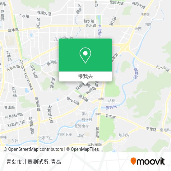 青岛市计量测试所地图