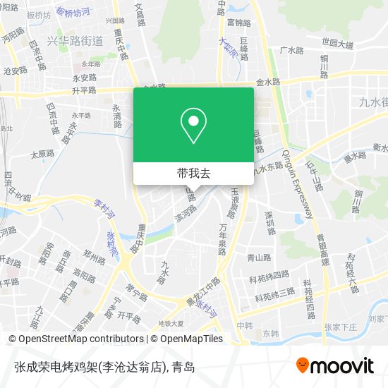 张成荣电烤鸡架(李沧达翁店)地图