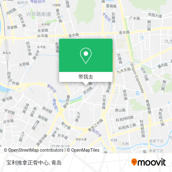 宝利推拿正骨中心地图