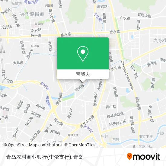 青岛农村商业银行(李沧支行)地图