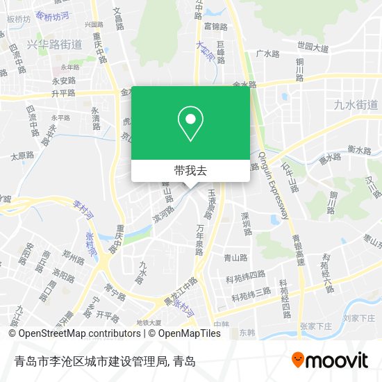 青岛市李沧区城市建设管理局地图