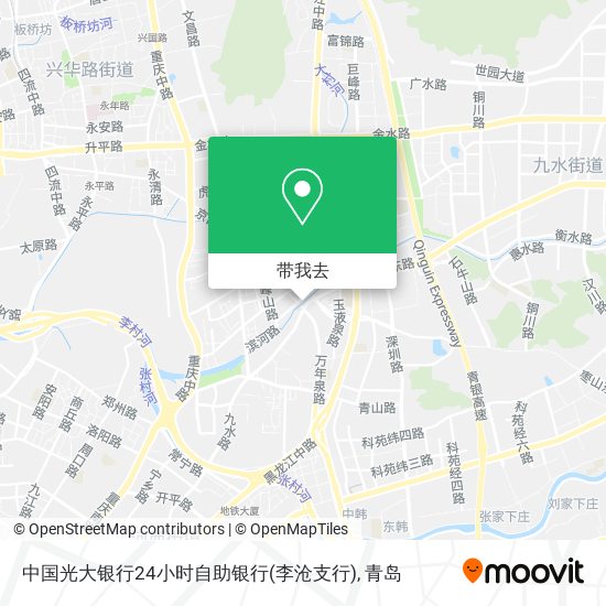 中国光大银行24小时自助银行(李沧支行)地图