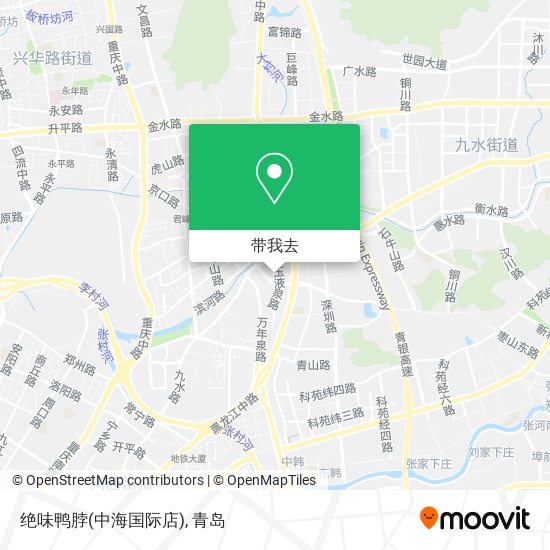 绝味鸭脖(中海国际店)地图