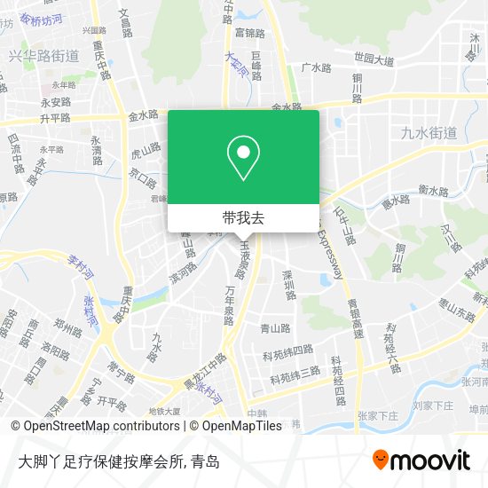 大脚丫足疗保健按摩会所地图