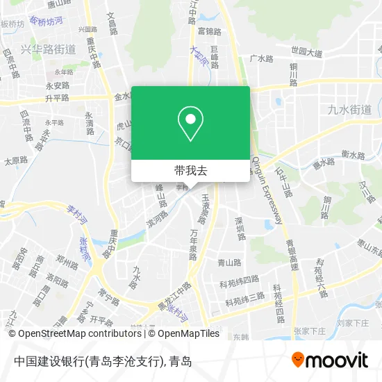中国建设银行(青岛李沧支行)地图